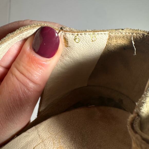 Joan and David Tan Women's Suede Heels - Picture 14 of 14